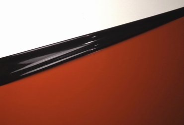 Latex Duo-Color, par rouleau de 10m, Noir/Mahogany , 0.40mm