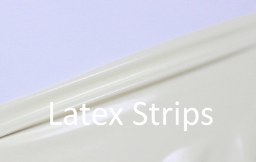 Rayas de látex, White, 2cm ancho,10 metros, LPM