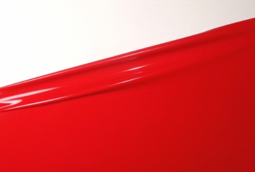 Latex per meter, Chilli-Rood, 0.25mm. 1m breed, LPM