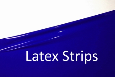 Latex stripes/trim, Classic Blue, LPM, 2cm, 10 mtr. tall.