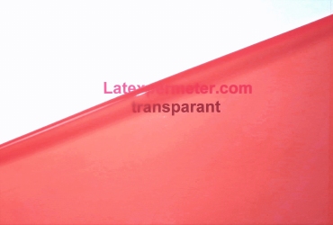 Latex Carmine Red Trasparente, per 10m di rotolo,  0.40mm, LPM