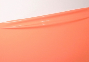 1/2 meter latex, Coral pink, 0.40 mm, 1m wide